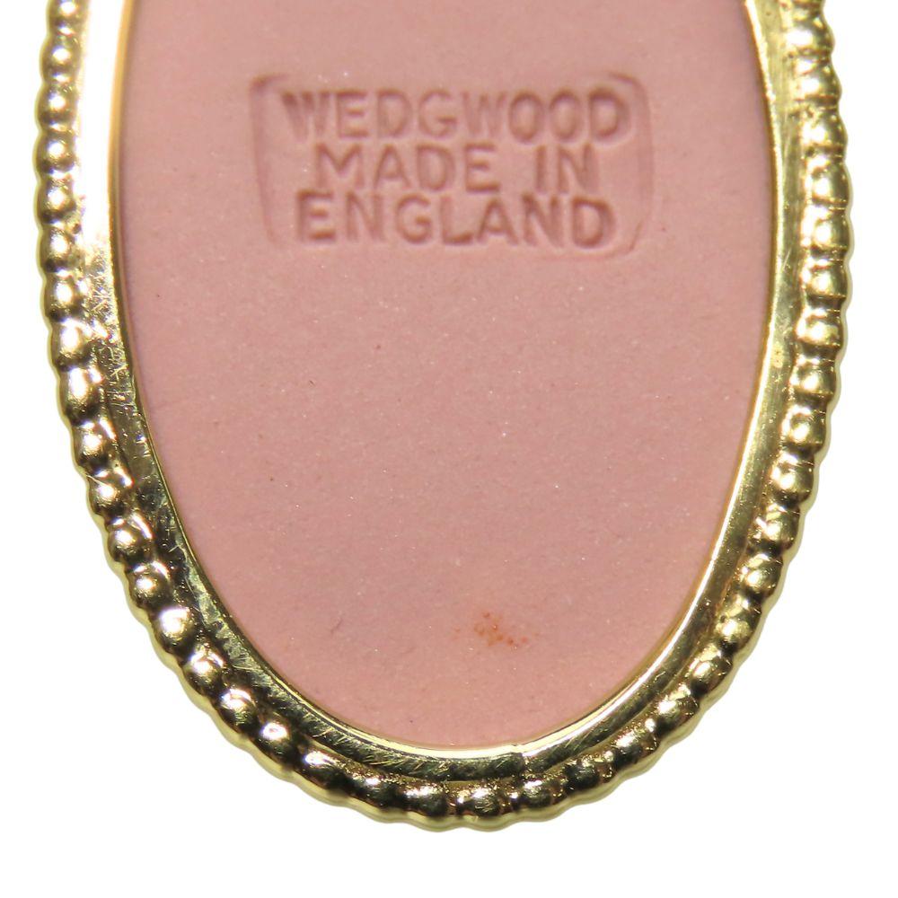 Used Wedgwood Necklace metal 5.7g gold pink plating
