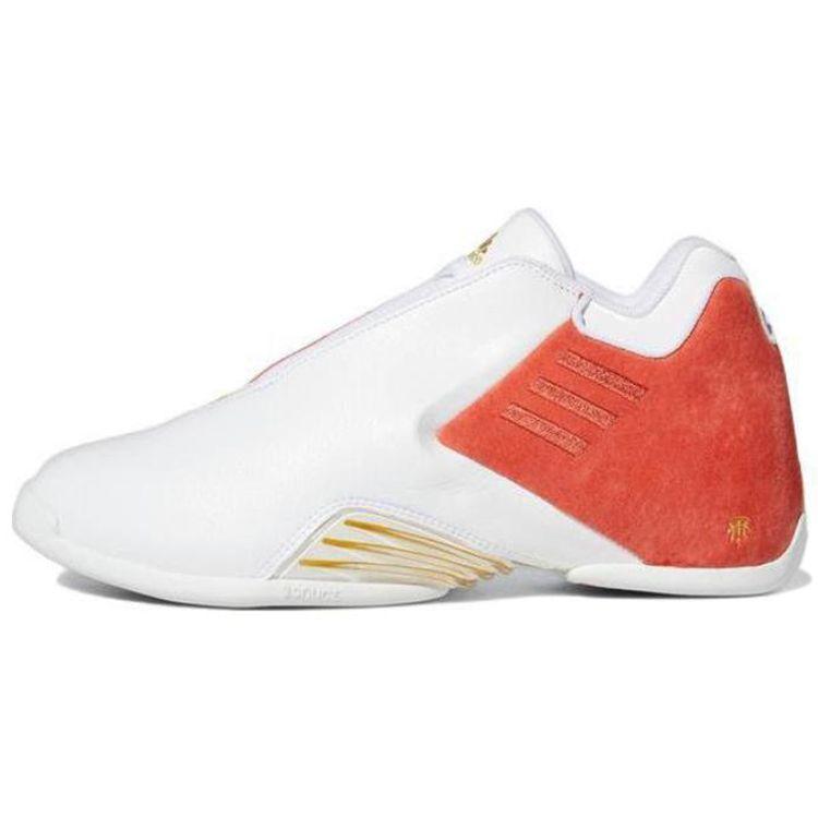 Adidas T Mac 3 Restomod Fashion Comfortable Durable Low Top Basketball Shoes Men Sneakers White Orange GY4902