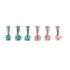 IBILI 252100 Set 6 Embouts Sphériques, INOX, Argent, 6 x 3 x 3 cm