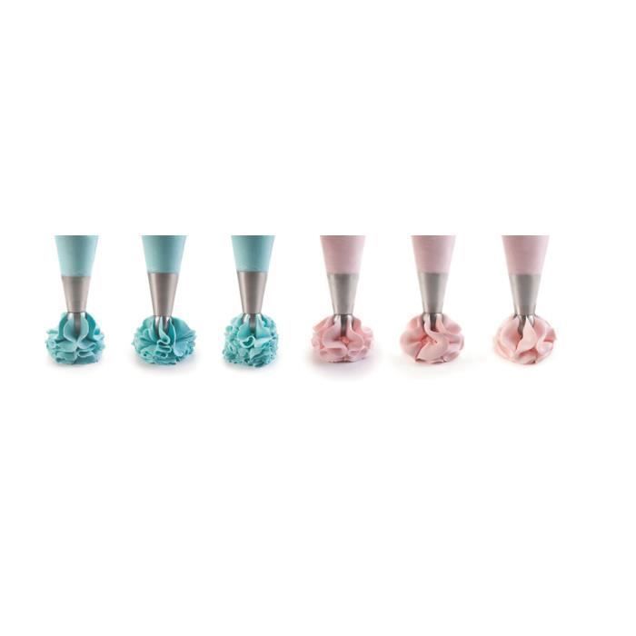 IBILI 252100 Set 6 Embouts Sphériques, INOX, Argent, 6 x 3 x 3 cm