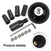 Black 8 Ball Billiard Style Gear Shifter Knob and Fashionable Car Lever for Most Manual and Automatic Vehicles