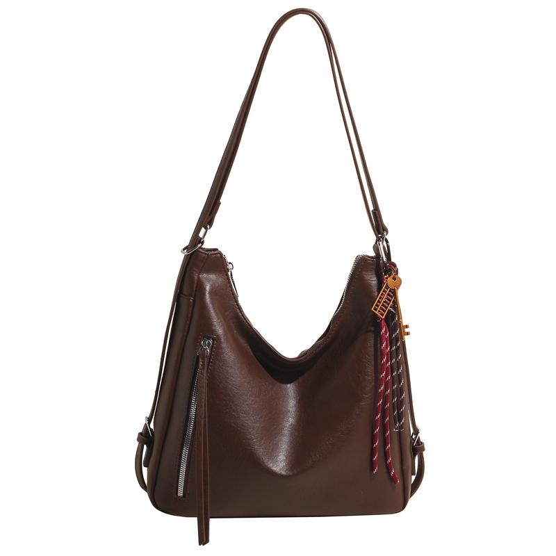 

Дизайнерские женские ретро-многофункциональные рюкзаки из искусственной кожи 2025 года, летний Y2K, корейская мода, коричневый винтажный рюкзак для женщин, дорожные рюкзаки кофейный