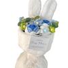 Completed Crochet Flower Bouquet Creative Ornament Crochet Rose for Valentines Day Gift Restaurant Cafe Party Study Room