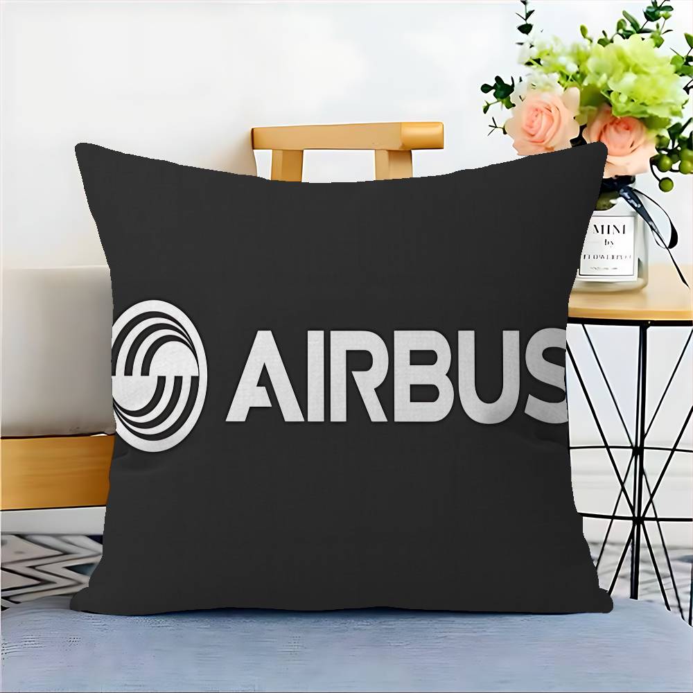 1Pc A-Airbus Pillow Gift Home Office Decoration Bedroom Sofa Car Cushion Cover Case 45X45