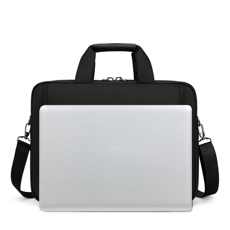 Men's shoulder bag Handbag shoulder laptop bag Large capacity Business leisure Office file bag Portable