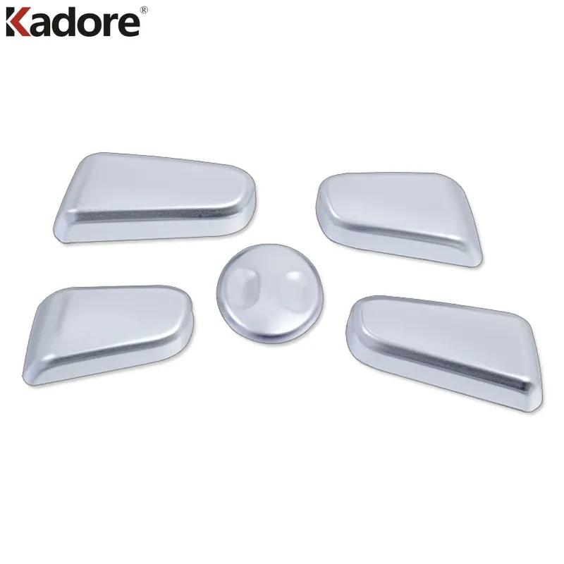 Car Seat Adjustment Switch Button Cover Trim For Hyundai Tucson 2015 2016 2017 2018   Carbon Fiber Interior Accessories