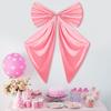 Satin Ribbon Bow Tie Themed Party Decorations Big Bow Wall Decor Large Ribbon Hanging Bowknot Party Wedding Photo Prop Decor