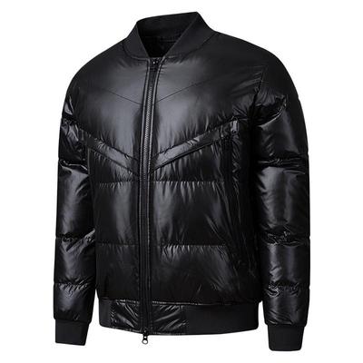 Manteau en coton d'automne et d'hiver pour hommes, Manteau en coton épais, Veste polyvalente coupe-vent à blocs de couleurs pour hommes avec capuche