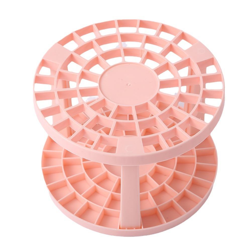 Round Multifunctional Desktop Shelf Plastic Finishing Pen Holder Cosmetics Storage Shelf