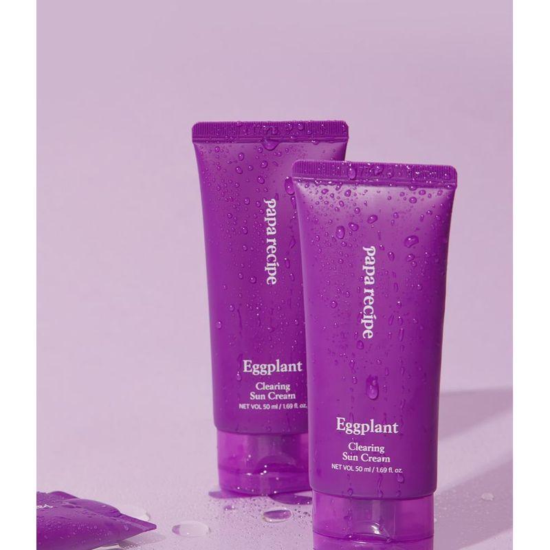 papa recipe - Eggplant Clearing Sun Cream