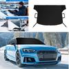 Thick Oxford Fabric All Weather Protective Windshield Guard Cover for Cars with Magnetic Hooks for Snow Frost Sun Defense