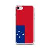 Phone Case – Flag of Samoa – Compatible iPhone 8 – Soft Case – Resistant and Shockproof - Silicone - Pixelforma