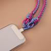 Braided Four-strand Mobile Phone Strap Lanyard, Long Men's and Women's Durable Lanyard, Strong Neck Rope, Outdoor Ins Clip, Anti-drop.
