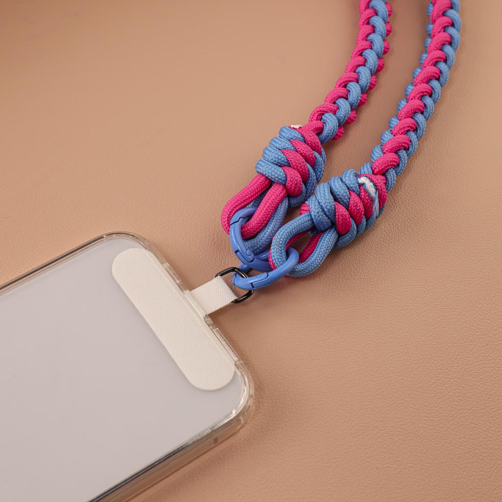 Braided Four-strand Mobile Phone Strap Lanyard, Long Men's and Women's Durable Lanyard, Strong Neck Rope, Outdoor Ins Clip, Anti-drop.