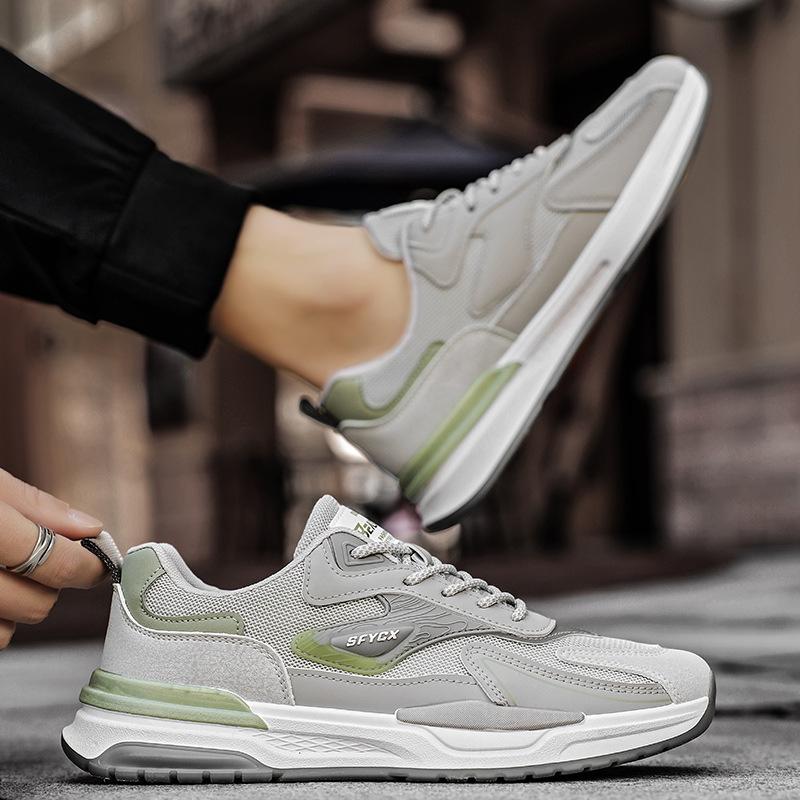 Fashion 2024 Spring Men's Running Sports Rest Breathable Mesh Face Student Tourism Shoes Versatile