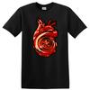 Heart Turbo T Shirt Engine Design Graphic Art Red Tee Passionate Gifts
