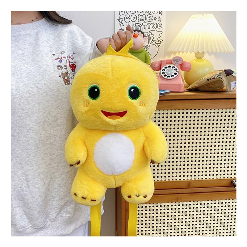 Plush Pochacco Nailong Backpack With Nylon Lining And Easy Open Bags Pocket