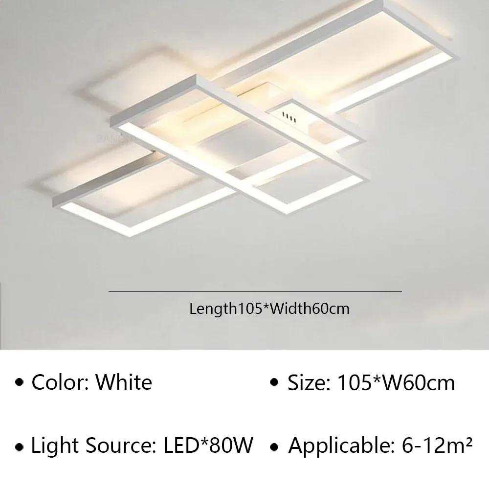 Modern LED Ceiling Chandelier Lamp for Living Dining Room Bedroom Aisle Balcony Home Decoration Indoor Lighting Fixture Luster