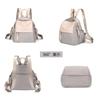SUNLUTO Women's Backpack, Cute and Stylish, Small, 10 Pockets, Large Capacity, Fits a 9.7-inch iPad, Mini Bag, Waterproof, Lightweight, Oxford + PU