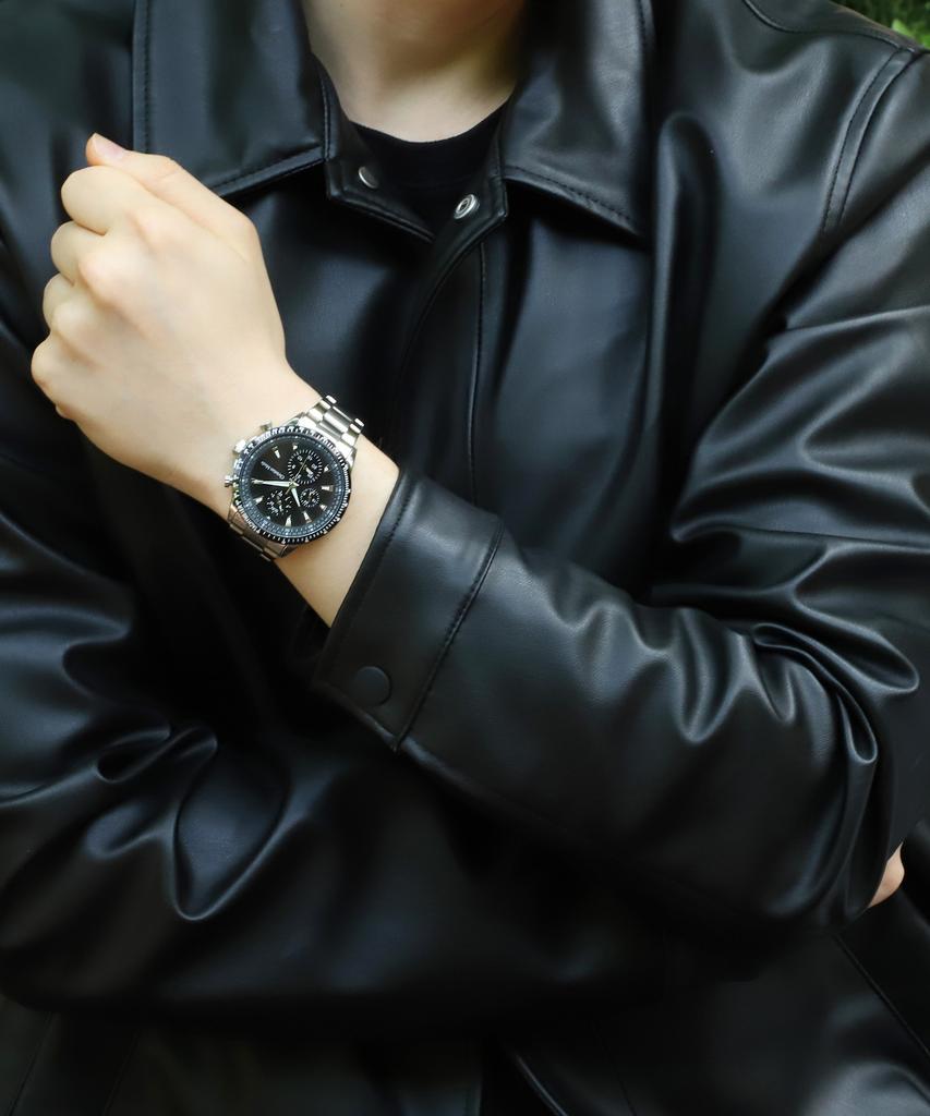 Keuliseuchyanmodeu Men'S Multifunction Metal Watch Cm422Bbs