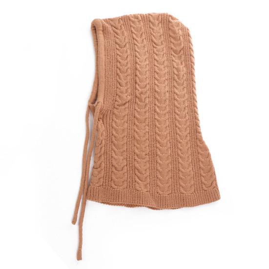 Damen Strickmütze Zopfmuster Elastische Passform Bequem Dehnbar Warm Verdickte Mütze Winter Outdoor Freizeitkleidung