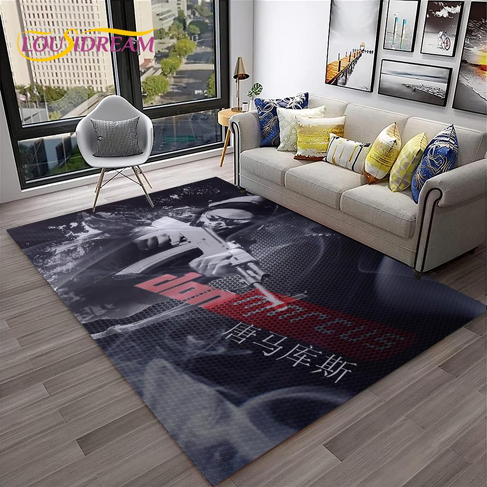 3D CS GO Game,Counter Strike Gamer Carpet Rug for Home Living Room Bedroom Sofa Doormat Decor,kids Area Rug Non-slip Floor Mat
