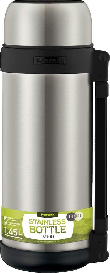 

The-peacock Thermos Industry (The-peacock) Peacock Stainless Steel Water Bottle, Cup Type, 1.45L, ART-151 XA