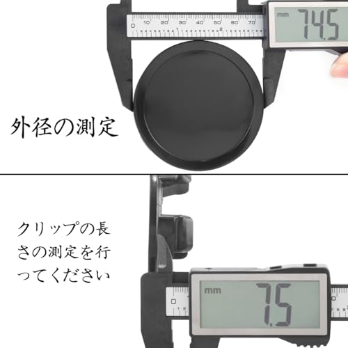 Rhinotuning Wheel Center Caps 75mm 70mm 4pcs Black Wheel Cover Center Cover