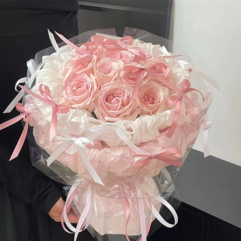 26g Perlmutt Sydney Papier DIY Handgemachte Geschenkbox mit Innenfutter für Bouquet Kuchen Backen Florales Blumen-Geschenkpapier Ins Wind