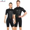 Pánský potápěčský oblek 2mm Jednodílný Krátký rukáv Tepelný Surfing Snorkeling Odolný proti chladu Plavecké spodní prádlo