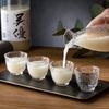 Japanese Sake Drinking Set Glass Cups and Carafe Modern Japanese Style Barware for Home Party