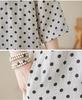 Summer 2026 Cotton Linen Polka Dot A-line Dress for Women