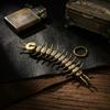 Centipede Shaped Collar Pin Brooch Metal Insect Design Lapel Pin Accessory for Shirt Jacket Suit Decoration