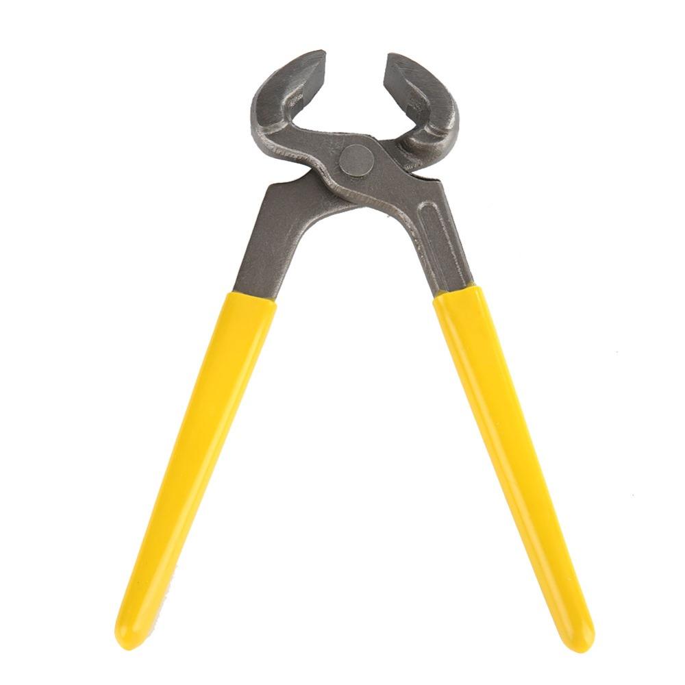 Flat Mouth Fastener Remover Pliers Plastic Grip Hoof Nipper Trimmer Nail Extractor Farrier