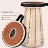 Soft Rubber Seats Telescoping  Folding Stool Collapsible Foldable Retractable Stool  Adult