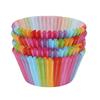 100PCS/set Shape Liner Box Cake Baking Muffin Paper Cup Party Tray Mold Decoration Rainbow Cupcakes of Any Color