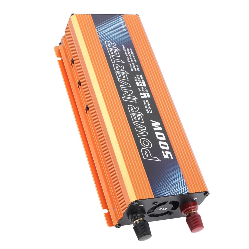 Car Power Inverter Sine Wave Converter with USB Port Cooling Fan 500W DC 12V To AC