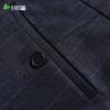 Shanshan Herren Slim Fit Gestreifter Business-Anzug