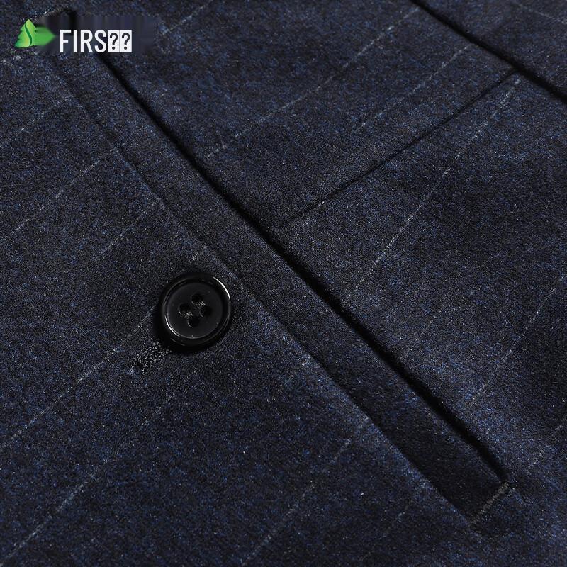 Shanshan Herren Slim Fit Gestreifter Business-Anzug