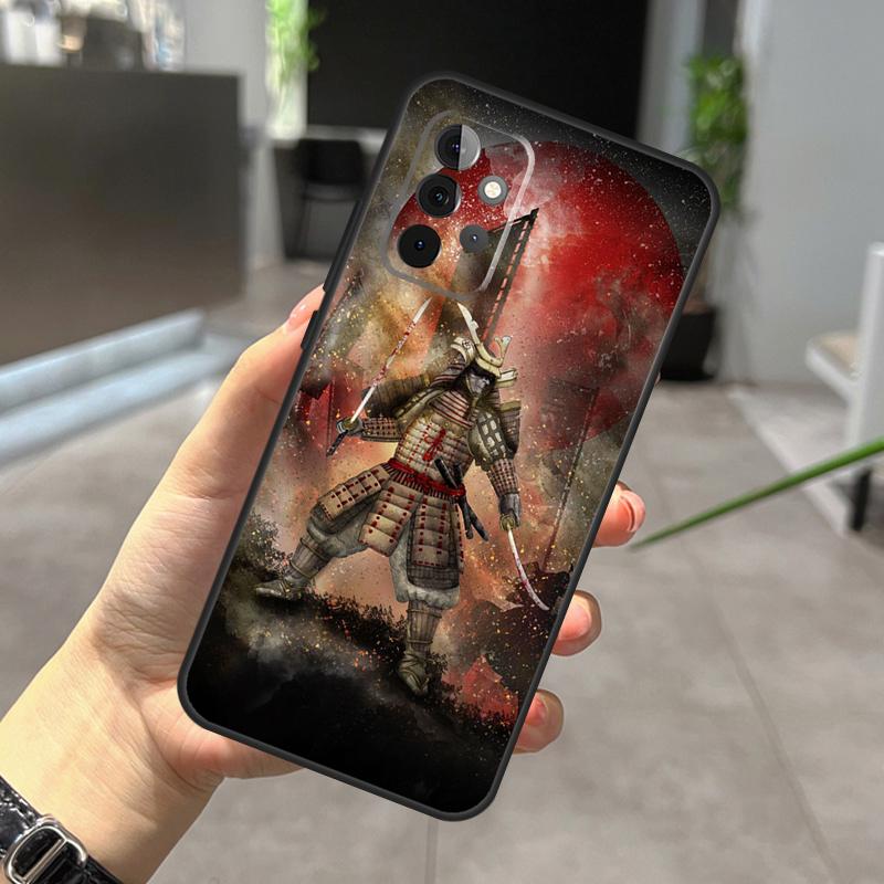 Japanese Samurai Warrior Case For Samsung Galaxy A32 A12 A22 A52 A35 A26 A16 A05 A55 A15 A54 A34 A14 A56 A36 A13 A53