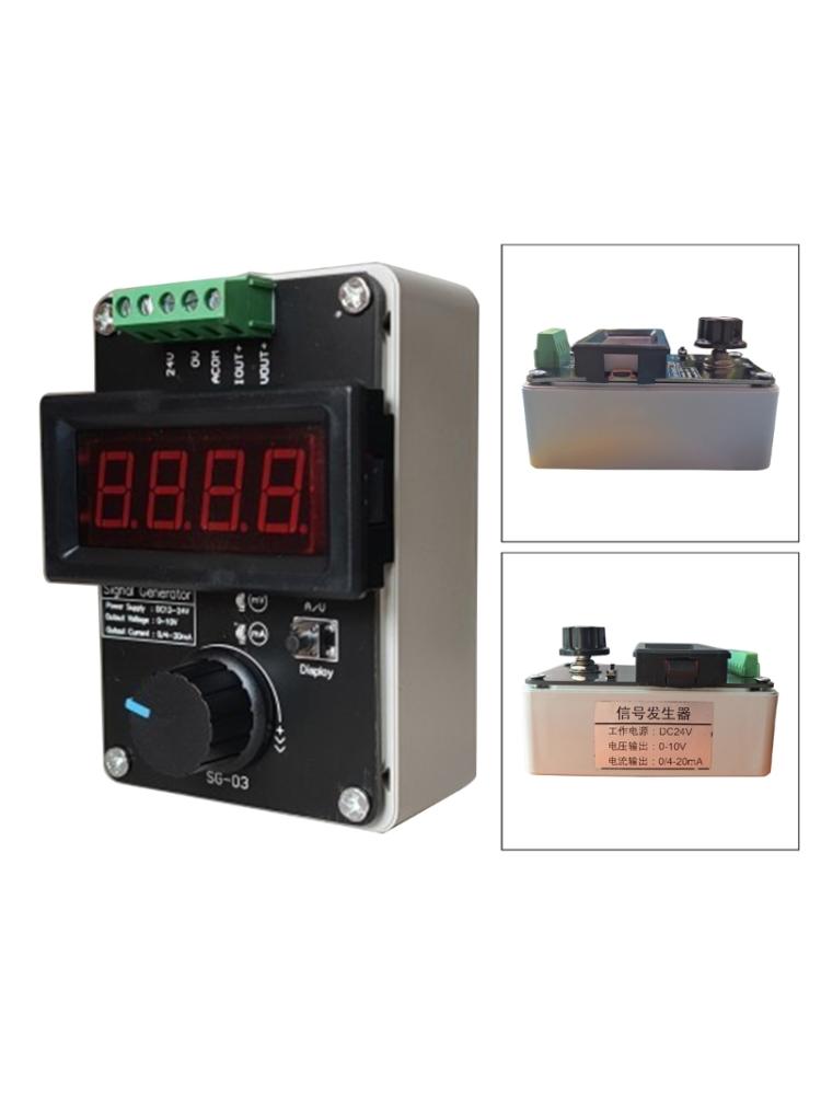 4-20mA Generator Adjustable Signal Generator 0-10V 0-20mA Current Voltage Analog Simulator LCD Display Signal Source