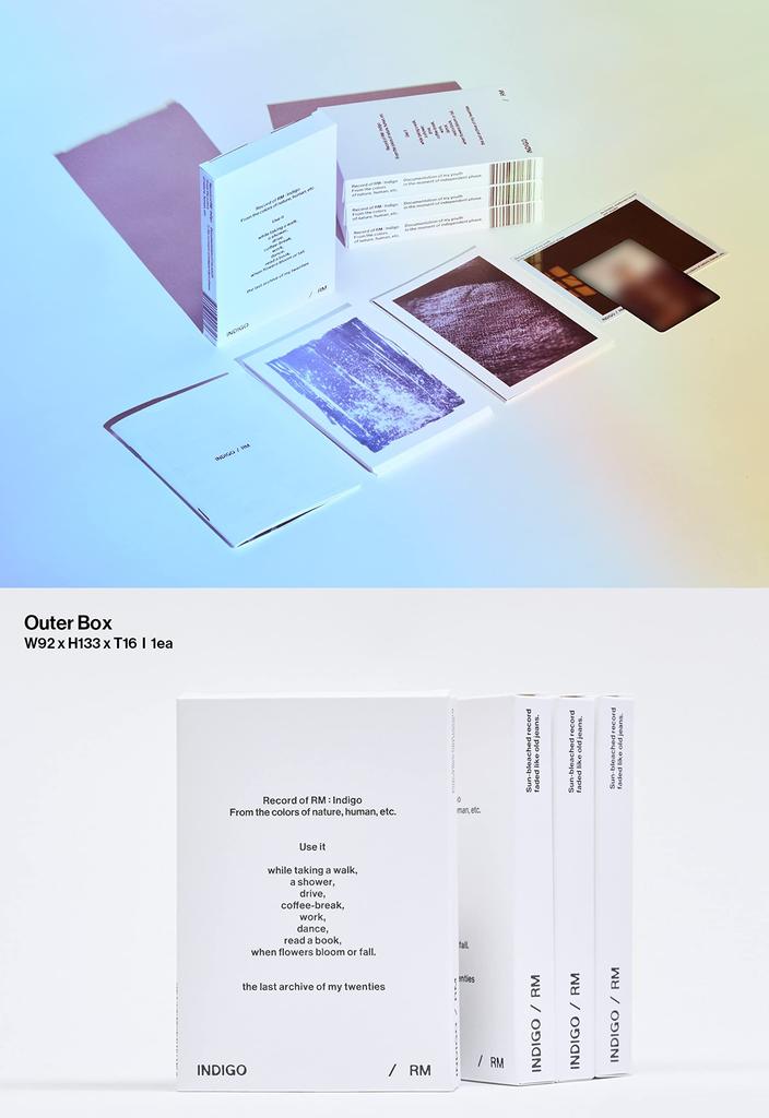 RM Postcard Edition Albums 'Indigo' (Weverse ver.) (Korean Edition)