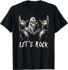 Bigfoot Rock On Funny Sasquatch Rock and Roll Let's Rock T-Shirt
