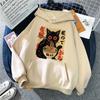 2025 Autumn Jointly Designed Print Japanese Black Cat Chicken Face Mask Hooded Sweatshirt - Environmentally Friendly Material