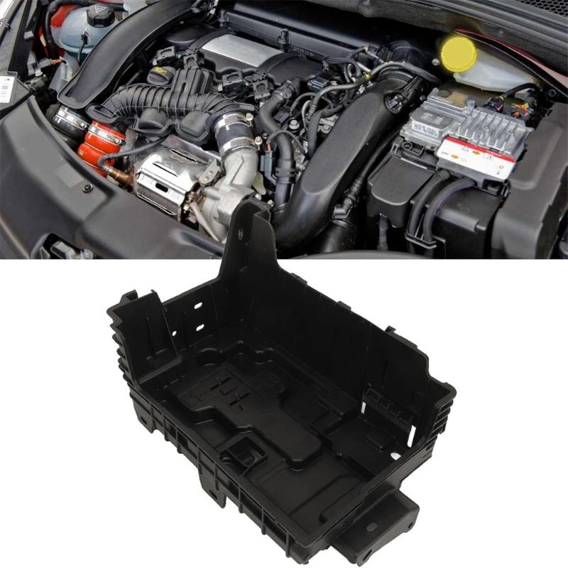 Kfz-Zubehör Auto-Batterieabdeckung Steckplatz Batteriehalter Schale Batterieablage für 301 208 207CC DS3 Elysee