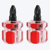 1/2pcs Sewing Machine Mini  Screwdriver Portable Radish Head Dual Purpose Slotted Multi-purpose Screwdriver Sewing Repair Tools