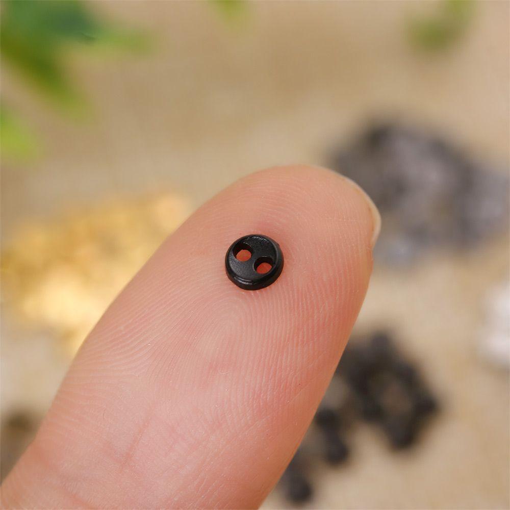 Dollhoues Miniature Clothing Sewing Craft Dolls Strap Buckles DIY Doll Clothes Mini Metal Buttons