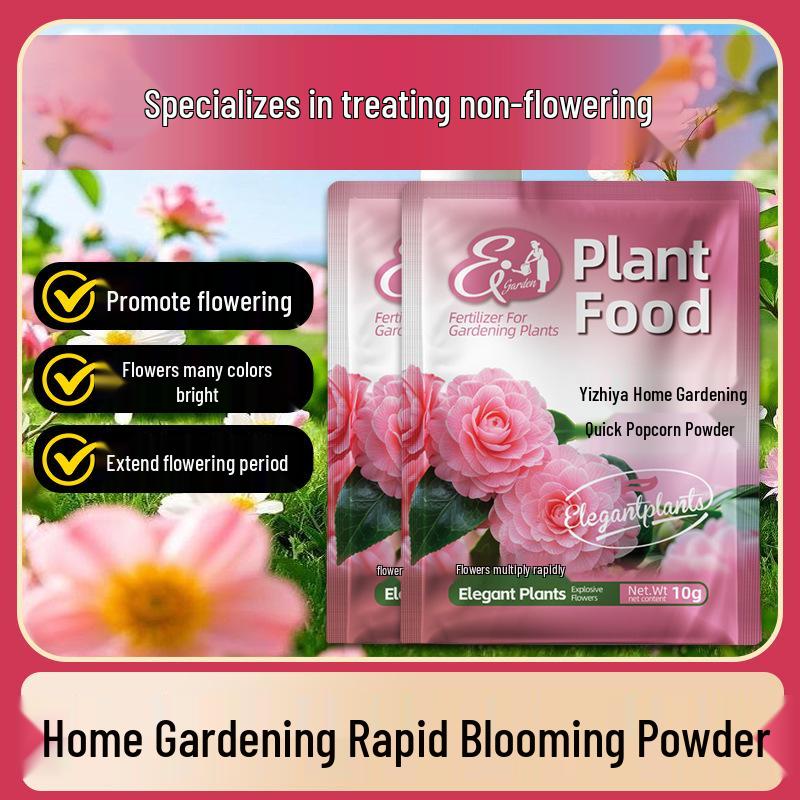Rapid Bloom Powder: Universal Flower Inducer for Bougainvillea, Camellia, Jasmine & Potted Plants