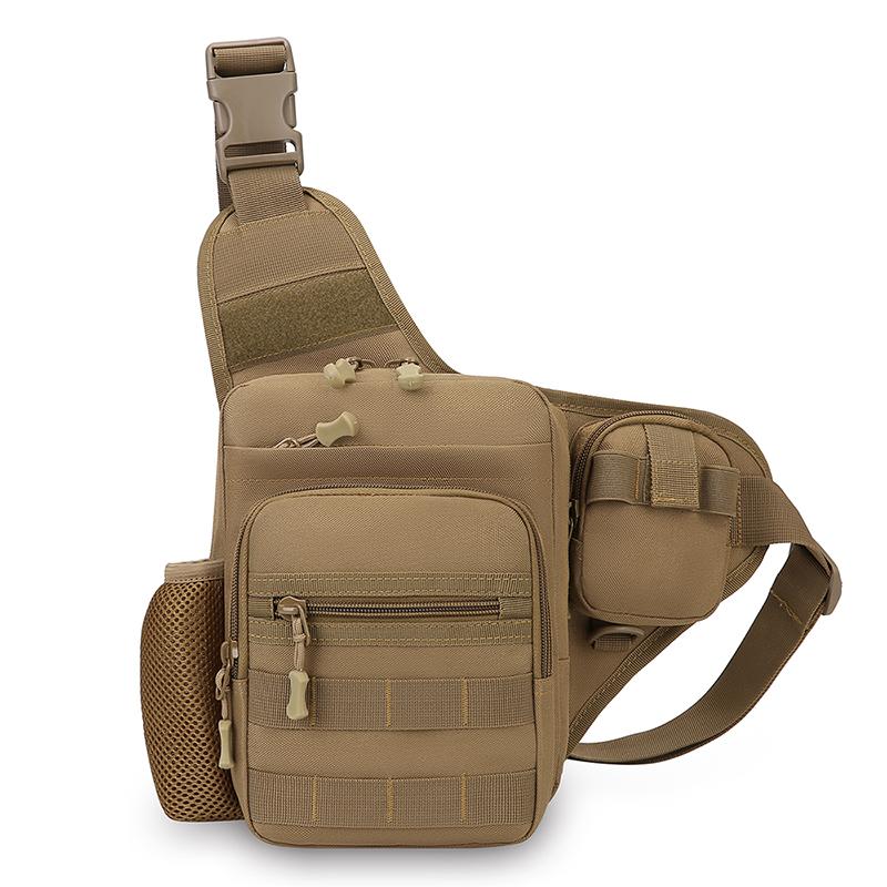 Borsa a tracolla da uomo Borsa a tracolla di grande capacità Borsa da petto sportiva multifunzionale per esterni