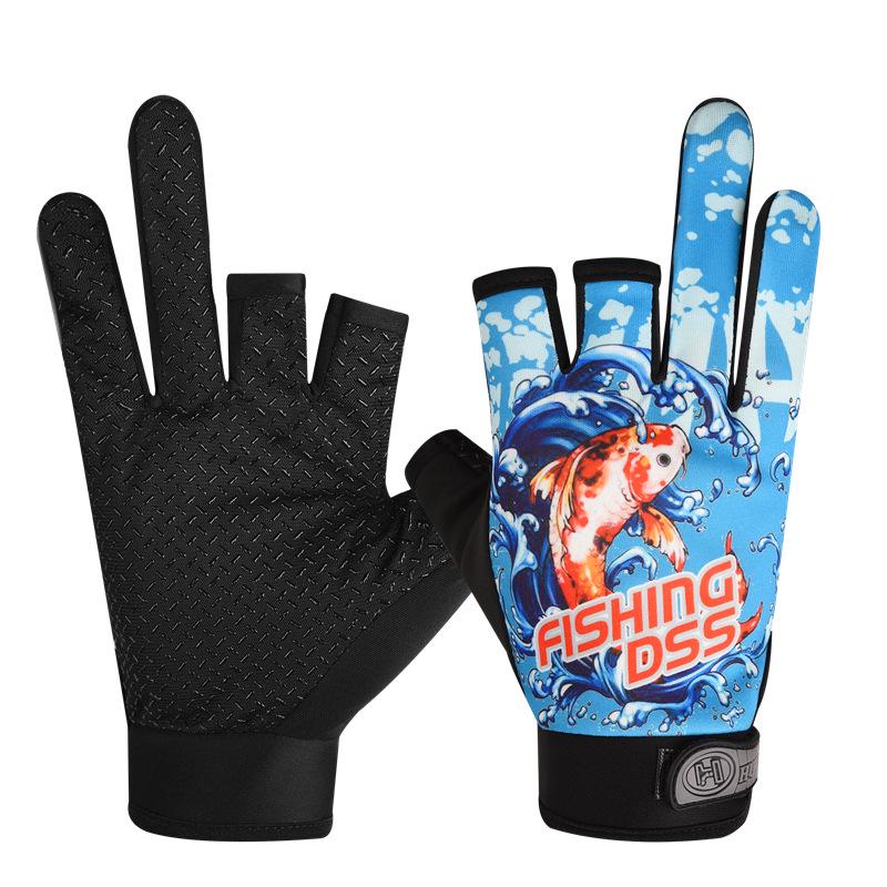 

Літні рибальські рукавички проти ковзання, проти проколів із захистом від сонця для морської та спінінгової риболовлі